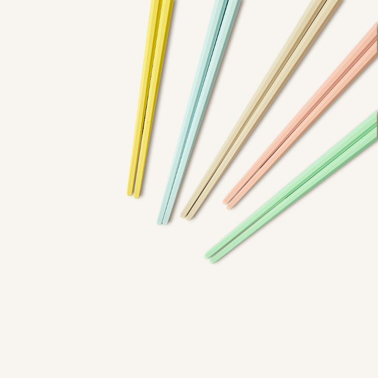 Essstäbchen – Pastell (5 Paare) - 0