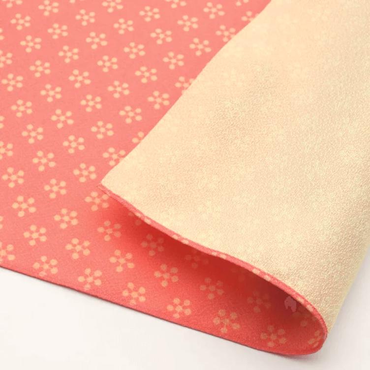 Furoshiki Rikyubai – pink / ecru