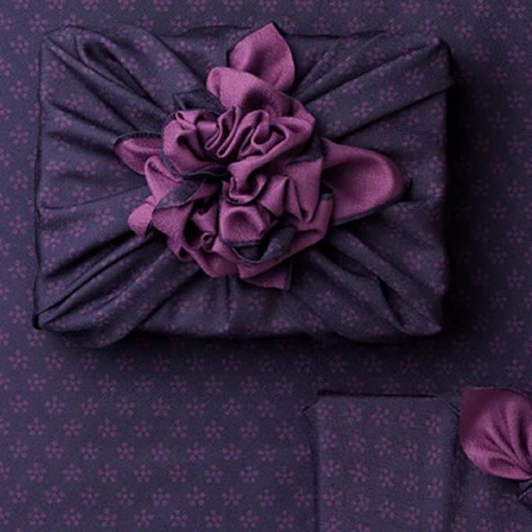 Furoshiki Rikyubai – purple / purple
