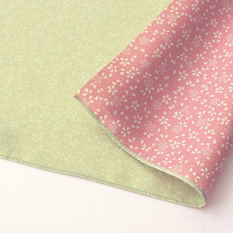 Furoshiki Amunzen – light green / pink - 0