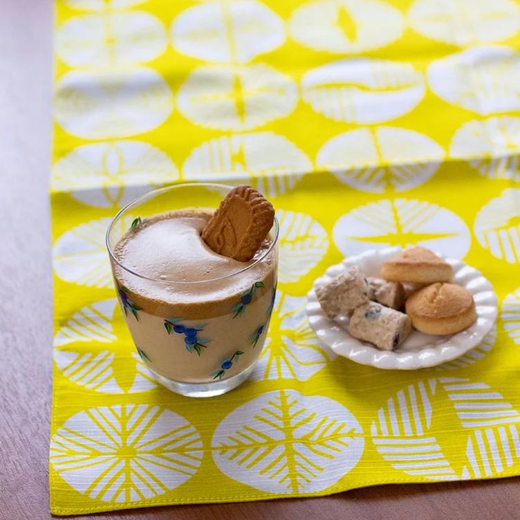 Furoshiki – Pine (gelb/grau) - 7