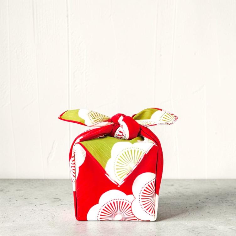 Furoshiki – Ume (red/green)