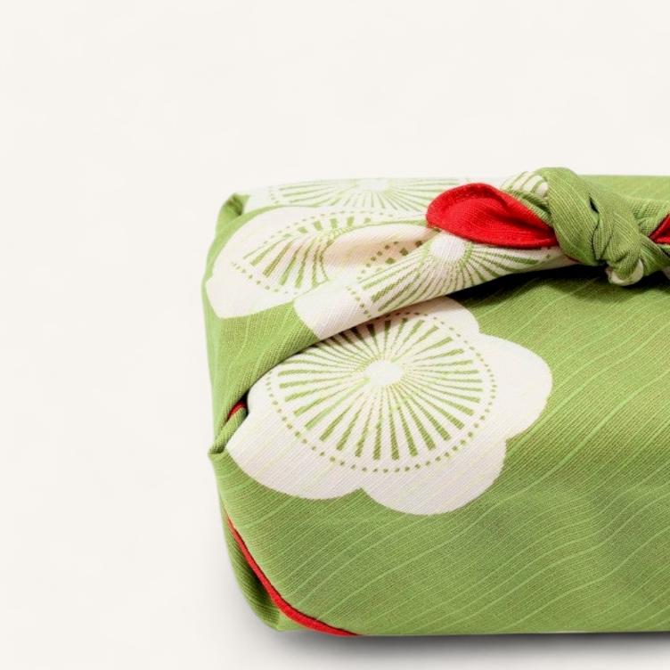 Furoshiki – Ume (rot/grün) - 0