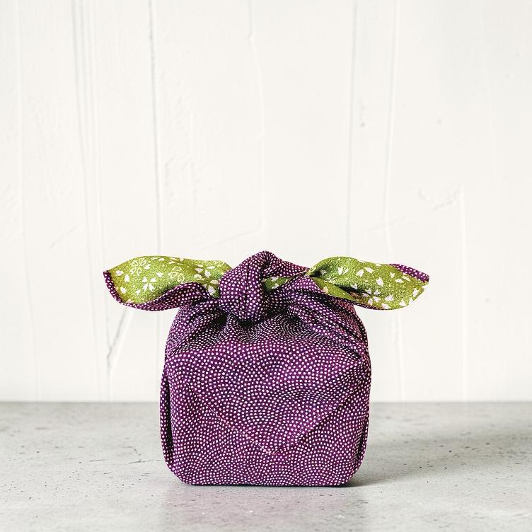 Furoshiki Amunzen – purple / green - 0