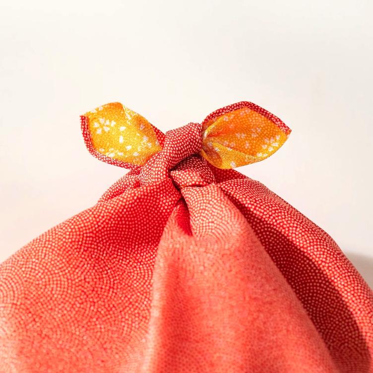 Furoshiki Amunzen – rot / gelb - 0