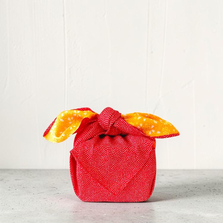 Furoshiki Amunzen – rot / gelb - 3