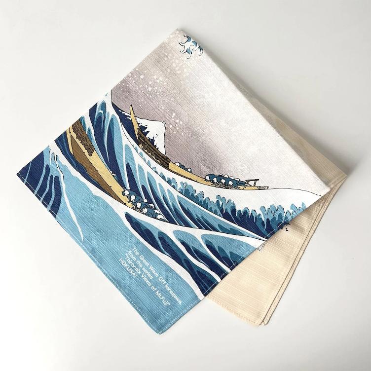 Furoshiki – The Great Wave (48 cm) - 0