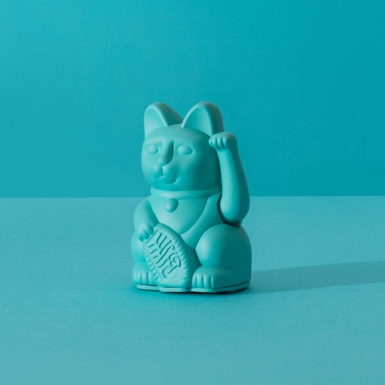 Lucky Cat Mini – TURQUOISE - 0