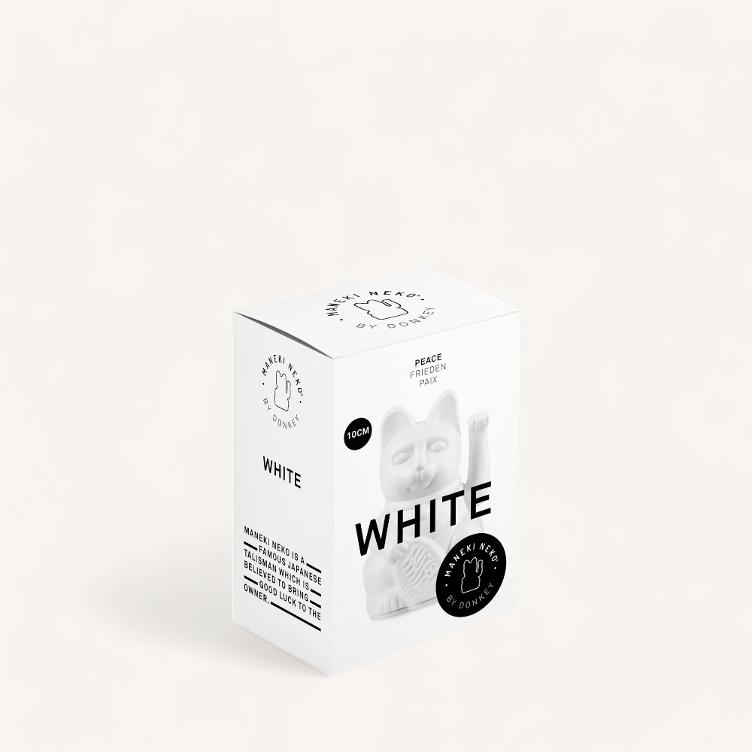 Lucky Cat Mini – WHITE - 2