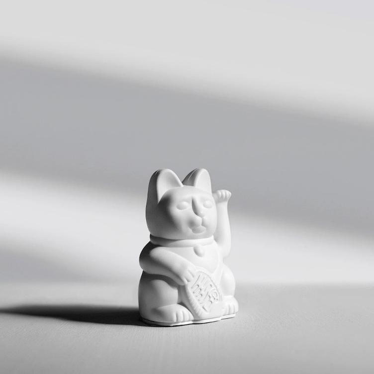 Lucky Cat Mini – WHITE - 1