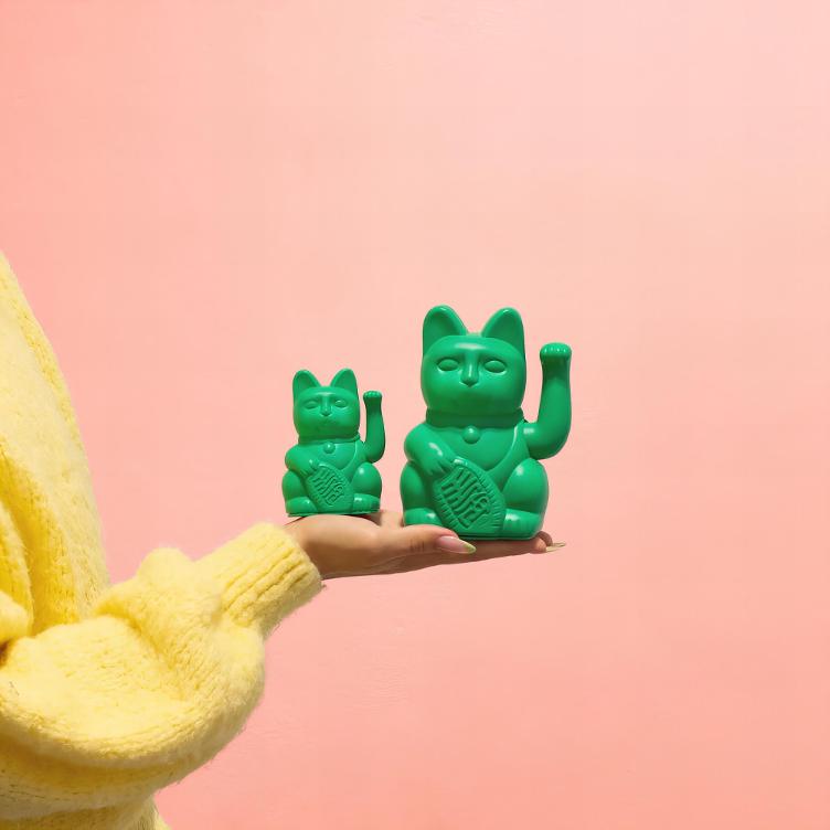 Lucky Cat Mini – VIVID GREEN - 0