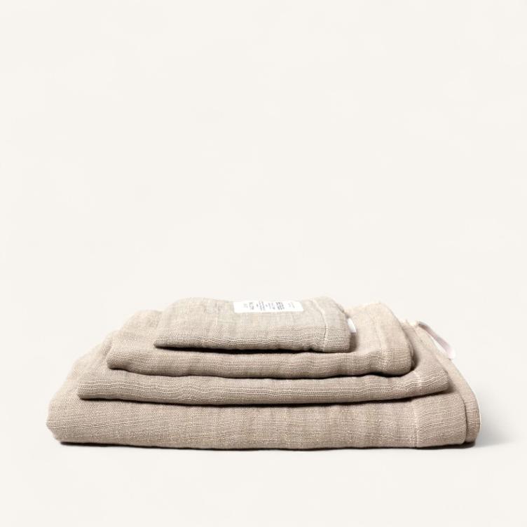 2.5 Ply Gauze Towel – Beige