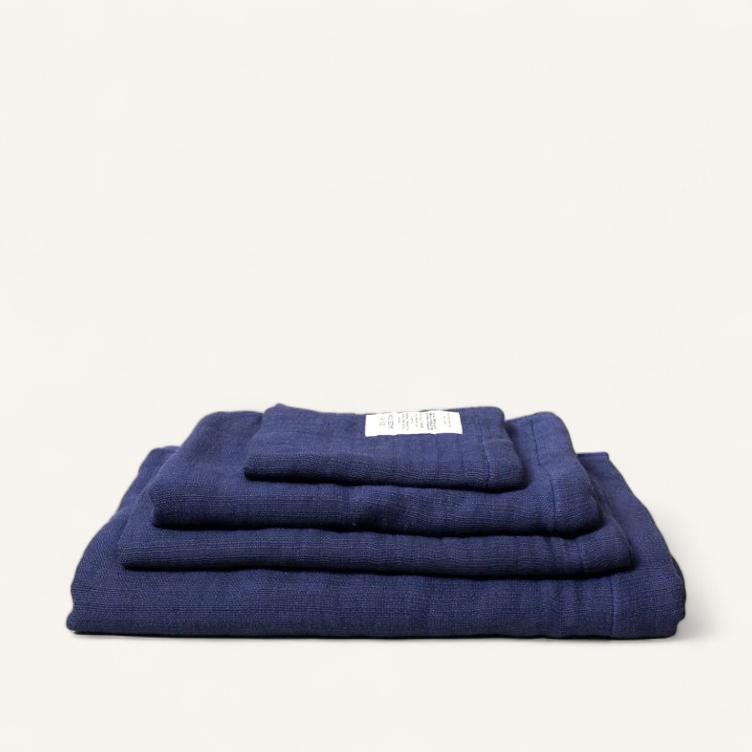 2.5 Ply Gauze Towel – Navy
