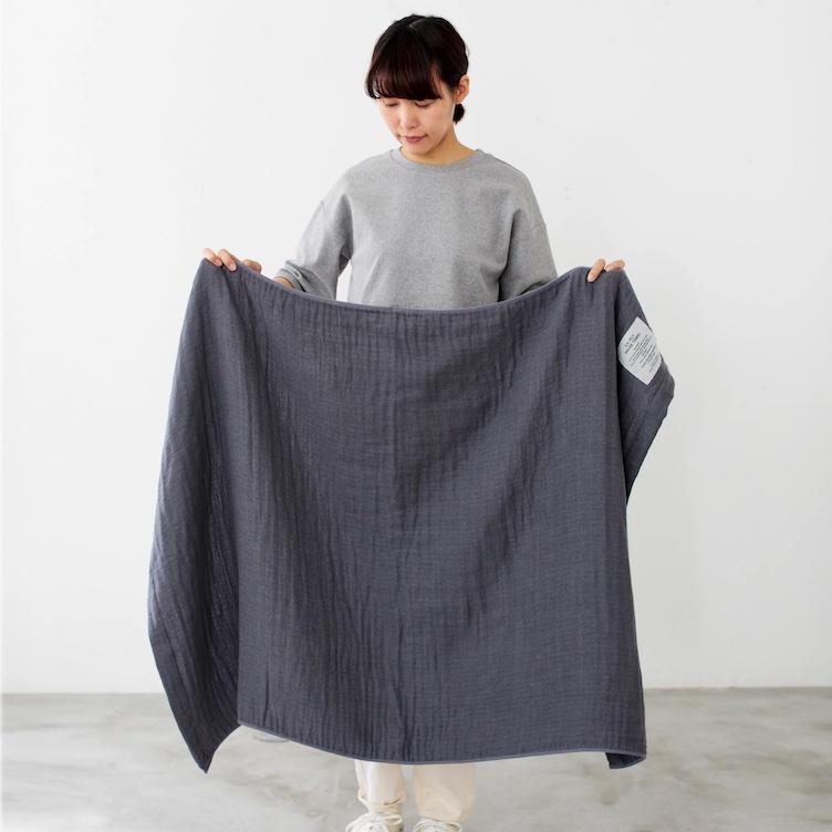 2.5-PLY GAUZE TOWEL - charcoal - 1