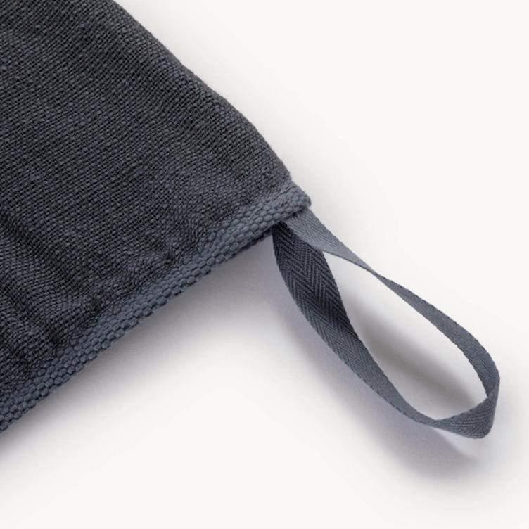 2.5-PLY GAUZE TOWEL - charcoal - 2