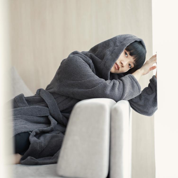 Yukine Bathrobe – Charcoal - 0