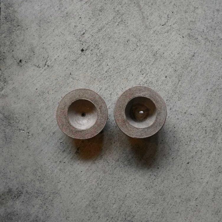 Candle & Incense Holder – Gray - 0