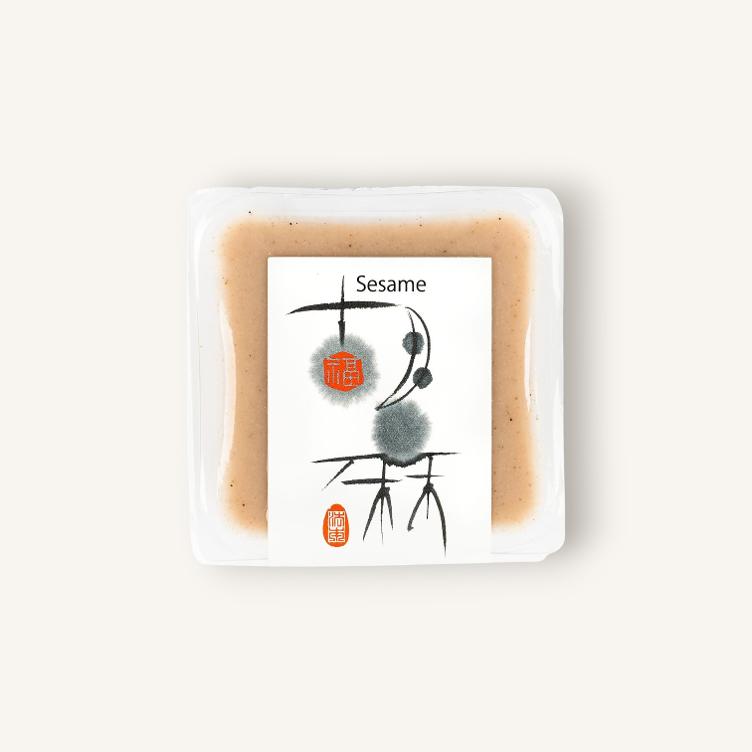 Weisser Sesam-Tofu