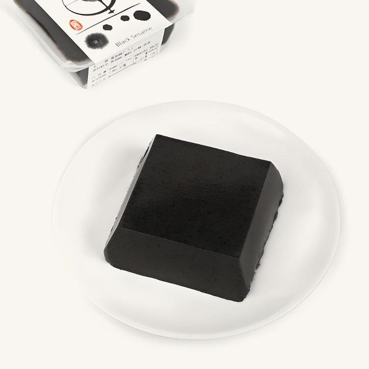 Schwarzer Sesam-Tofu - 0