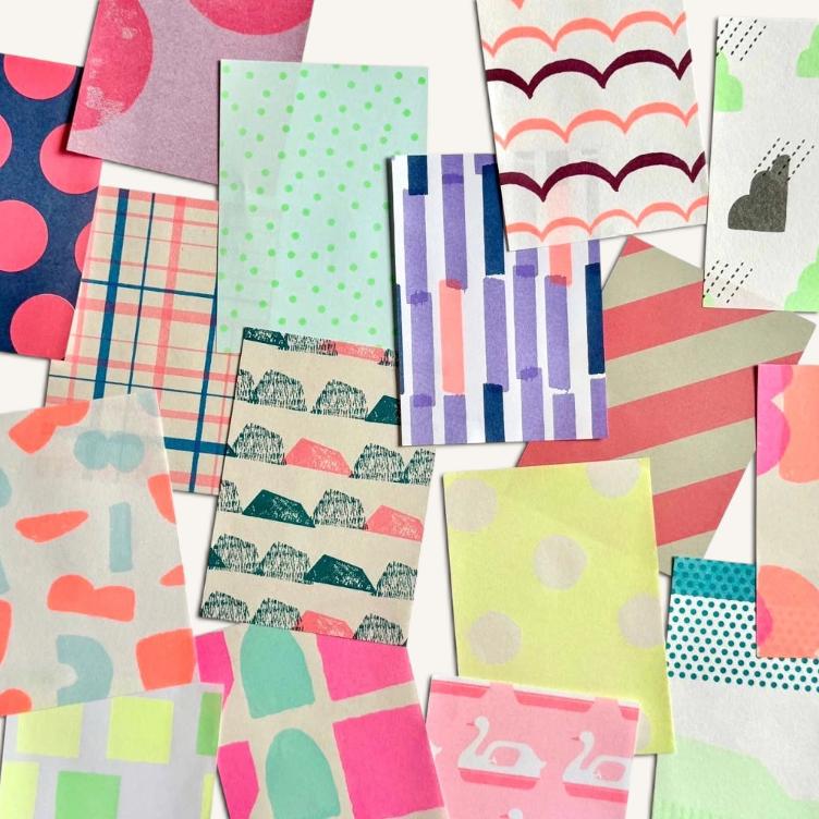 IROIRO Papier-Set – Neon - 0