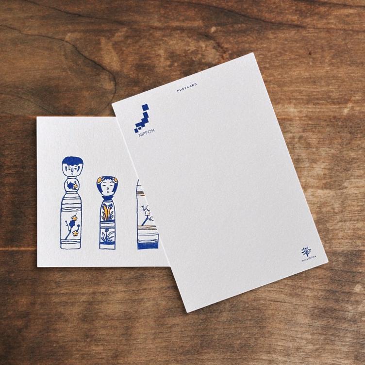 Postkarte – Kokeshi - 0