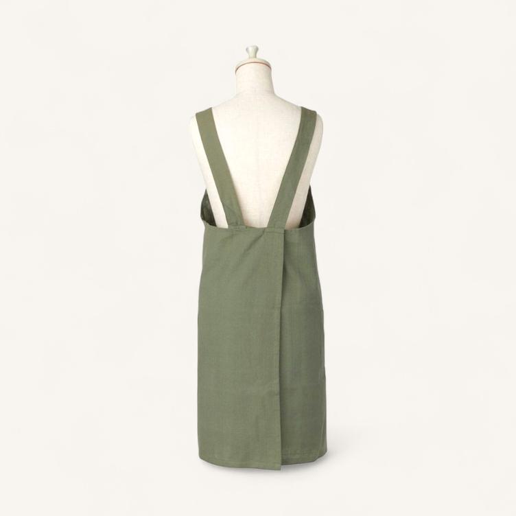 Back-Cross Schürze – Khaki - 0