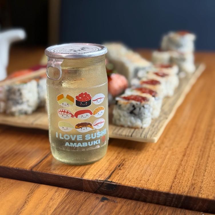 Sake – Amabuki `I love Sushi Cup` (180 ml) - 0