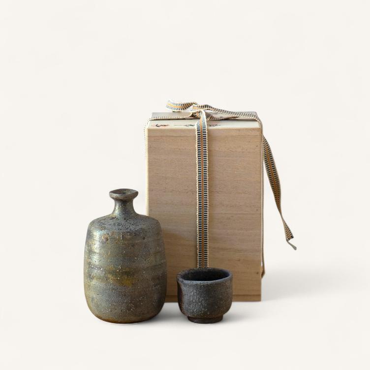 Sake Set – Bizen - 8