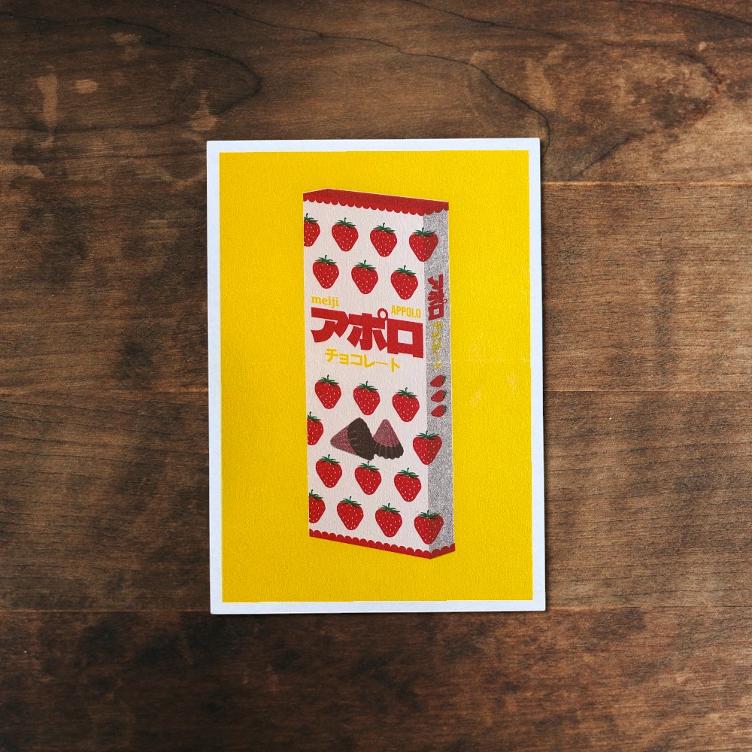 RISO-Druck – Apollo Schokolade