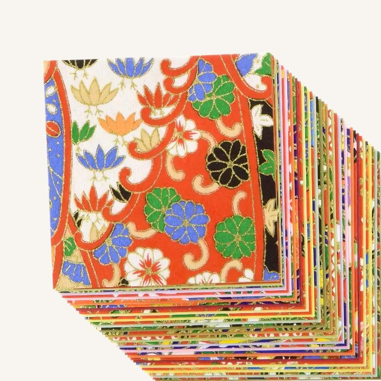 Origami – Chiyogami (6 x 6 cm) - 0