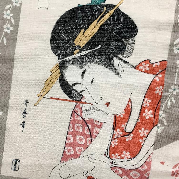 Tenugui Towel – Utamaro - 2