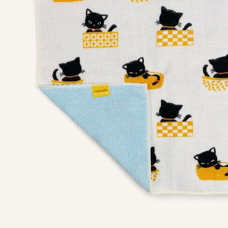 Taschentuch – Katze blau - 2