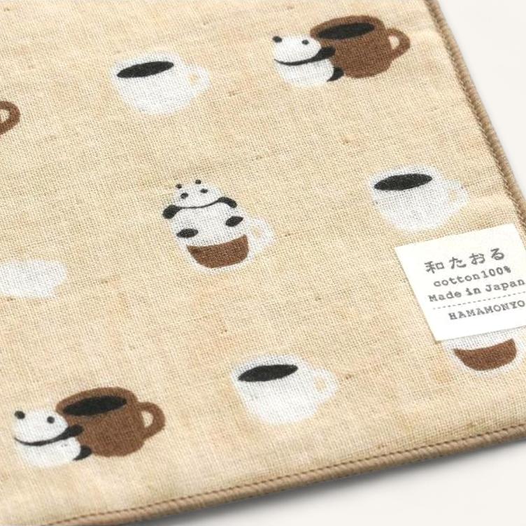 Handkerchief Towel – Panda Coffee - 0