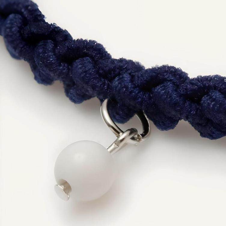 Armband (Blau) – Weisser Howlith - 0