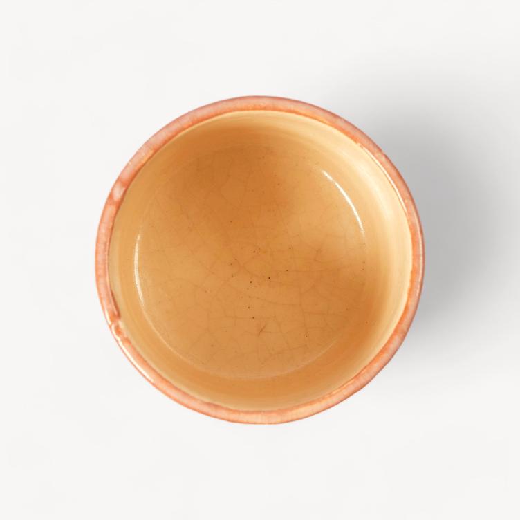 Vintage | Matcha Chawan - Red Raku - 1