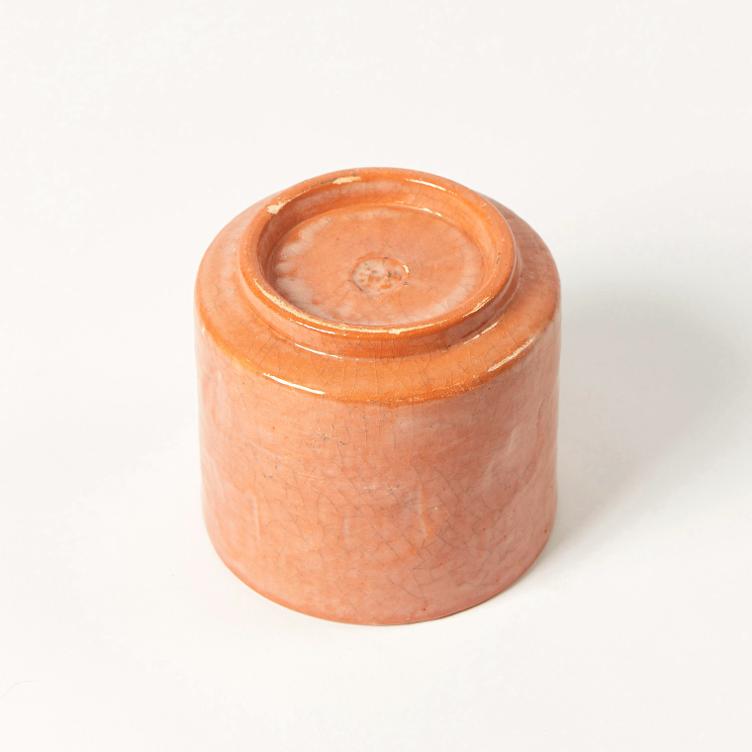 Vintage | Matcha Chawan - Red Raku - 0