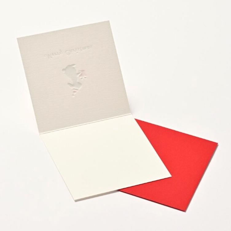 Mini Christmas Card – Bunny - 0