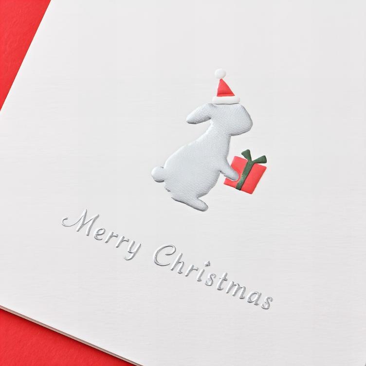 Mini Christmas Card – Bunny - 0